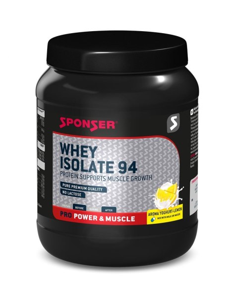 Odżywka SPONSER WHEY ISOLATE 94 Jogurt-Cytryna puszka 425g (NEW)