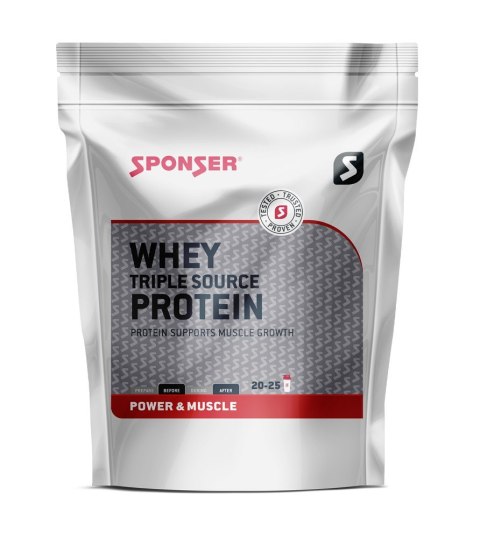 Odżywka SPONSER WHEY TRIPLE SOURCE PROTEIN Wanilia 500g (NEW)