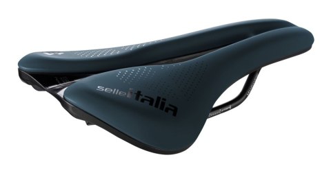 Siodło SELLE ITALIA NOVUS BOOST EVO GRAVEL TM SUPERFLOW L (id match L3), 242g, Niebieskie (NEW)