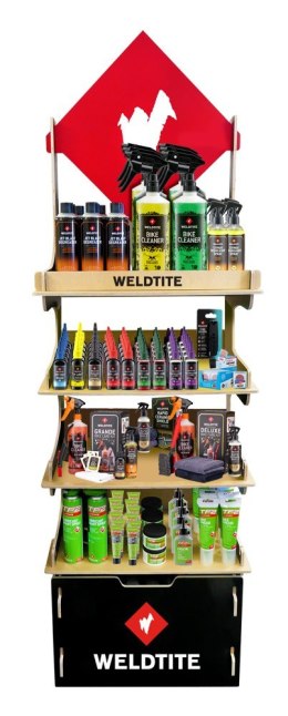 Stand sklepowy WELDTITE SHOP STAND, Zestaw 155 produktów WELDTITE (NEW)