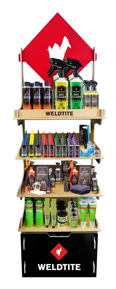 Stand sklepowy WELDTITE SHOP STAND, Zestaw 155 produktów WELDTITE (NEW)