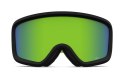 Gogle zimowe juniorskie GIRO CHICO 2.0 BLACK ASHES (OTG) (Cylindryczne) (Szyba lustrzana kolorowa LODEN GREEN) (NEW 2023/2024)