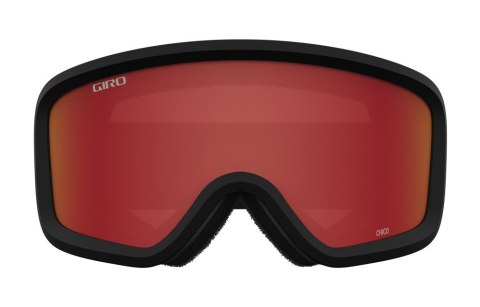 Gogle zimowe juniorskie GIRO CHICO 2.0 BLACK ZOOM (Szyba lustrzana kolorowa AMBER SCARLET 19-42% S2) (NEW 2023/2024)