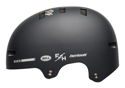 Kask bmx BELL LOCAL matte black white fasthouse roz. L (59-61.5 cm) (NEW 2025)