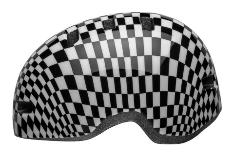 Kask dziecięcy BELL LIL RIPPER checker gloss black white roz. S (48-55 cm) (NEW 2026)