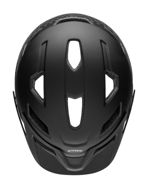 Kask dziecięcy BELL SIDETRACK wavy checks matte black roz. Uniwersalny (47-54 cm) (NEW 2025)