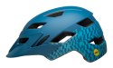 Kask dziecięcy BELL SIDETRACK wavy checks matte blue roz. Uniwersalny (47-54 cm) (NEW 2025)