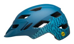 Kask dziecięcy BELL SIDETRACK wavy checks matte blue roz. Uniwersalny (47-54 cm) (NEW 2025)