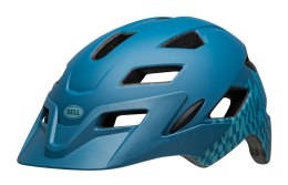 Kask dziecięcy BELL SIDETRACK wavy checks matte blue roz. Uniwersalny (47-54 cm) (NEW 2025)