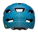 Kask dziecięcy BELL SIDETRACK wavy checks matte blue roz. Uniwersalny (47-54 cm) (NEW 2025)