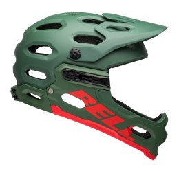 Kask full face BELL SUPER 3R MIPS matte dark green infrared roz. M (55-59 cm) (WYPRZEDAŻ -60%)