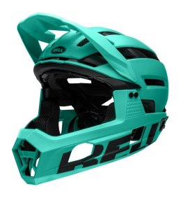 Kask full face BELL SUPER AIR R SPHERICAL matte turquosie black roz. M (55-59 cm) (WYPRZEDAŻ -50%)