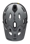 Kask full face BELL SUPER DH SPHERICAL fasthouse taco tuesday matte gray black roz. L (58-62 cm) (NEW 2025)