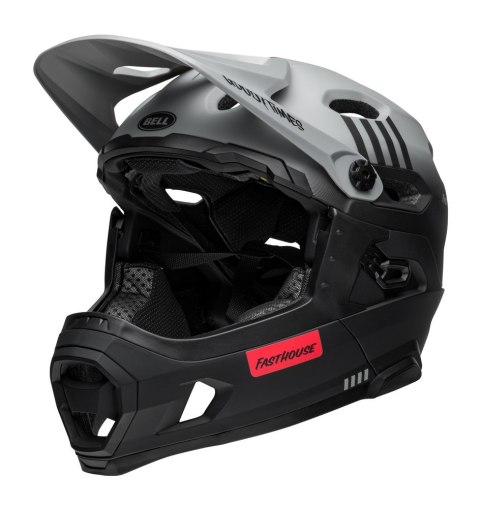 Kask full face BELL SUPER DH SPHERICAL fasthouse taco tuesday matte gray black roz. M (55-59 cm) (NEW 2025)