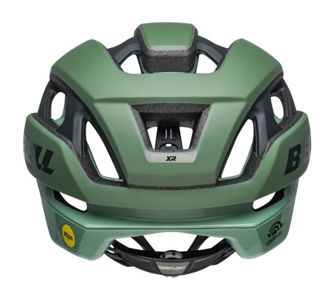 Kask gravel szosowy BELL XR SPHERICAL matte gloss green flare roz. M (55-59 cm) (NEW 2025)
