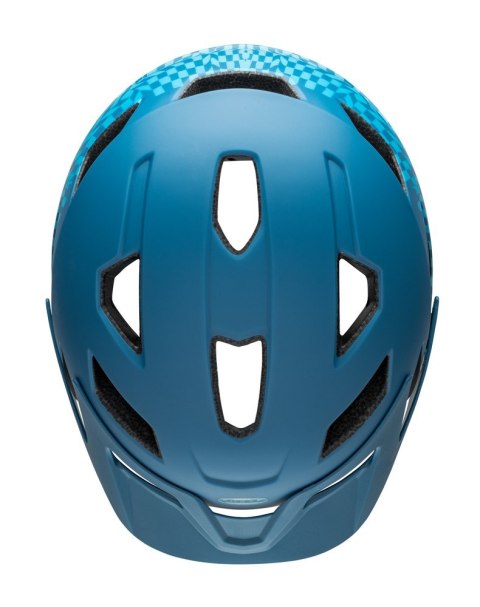 Kask juniorski BELL SIDETRACK MIPS wavy checks matte blue roz. Uniwersalny (50-57 cm) (NEW 2025)