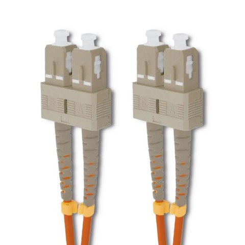 Patchcord światłowodowy SC/UPC - SC/UPC | Multimode | 50/125 | OM2 | Duplex | 2m