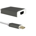Qoltec Adapter przejściówka USB-C 3.1 | HDMI | 4K | MHL | Aluminiowy