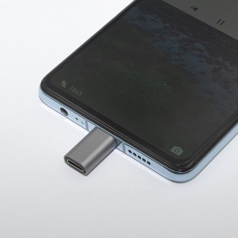 Qoltec Adapter przejściówka USB-C 3.1 | Micro USB | MHL | Aluminiowy