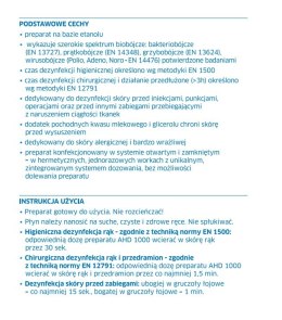 MEDILAB AHD 1000 250 ml Alkoholowy płyn do dezynfekcji rąk i skóry