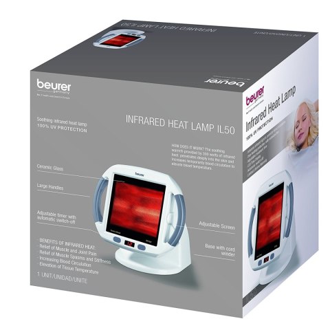 BEURER IL 50 SOLUX Lampa na podczerwień, 300 W, promiennik Philips