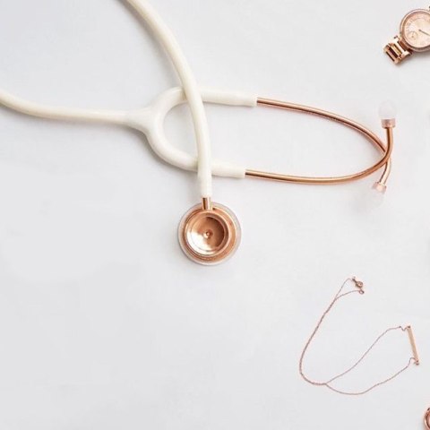 MDF 777 MD ONE ROSE GOLD/BIAŁY (MDF 29) Stetoskop internistyczny, dwugłowicowy