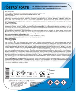 DETRO FORTE 5 l Preparat do dezynfekcji endoskopów i narzędzi medycznych