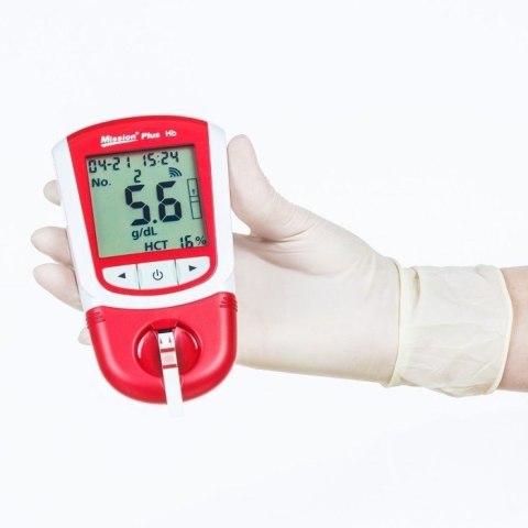 MISSION PLUS HB Analizator hemoglobiny i hematokrytu, wynik w 15 s