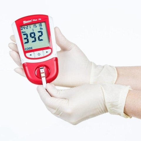 MISSION PLUS HB Analizator hemoglobiny i hematokrytu, wynik w 15 s