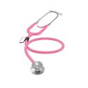 MDF 747 (1) RÓŻOWY Stetoskop z podwójną głowicą, aluminiowy, regulowana lira