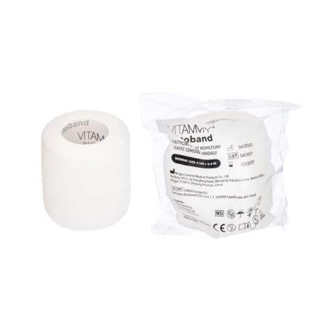 VITAMMY AUTOBAND BIAŁY 5cm x 450cm Elastyczny bandaż kohezyjny samoprzylepny
