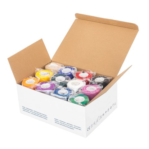 VITAMMY AUTOBAND 10cmx450cm Elastyczny bandaż kohezyjny samoprzylepny, MIX kolorów - wzory, 12 szt.