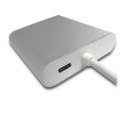 Qoltec Hub Adapter USB-C 3.1 4w1 | USB 3.0 | VGA | RJ45 | USB-C PD 92W