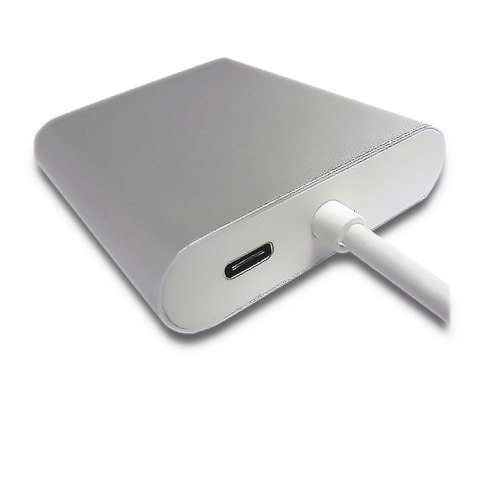 Qoltec Hub Adapter USB-C 3.1 4w1 | USB 3.0 | VGA | RJ45 | USB-C PD 92W