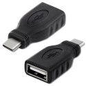 Qoltec Adapter przejściówka USB-C 3.1 | USB 2.0
