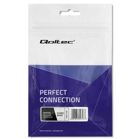 Qoltec Adapter przejściówka USB-C 3.1 | USB 2.0