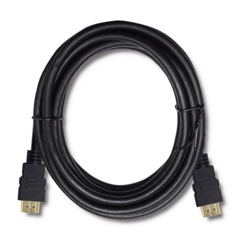 Qoltec Kabel HDMI v1.4 | High speed | 4K | 30Hz | 30AWG | GOLD | 1.5m