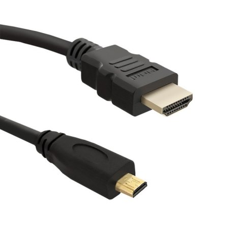 Qoltec Kabel HDMI v1.4 | Micro HDMI | High speed | 4K | 30Hz | GOLD | 3m