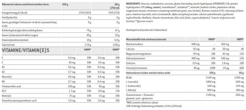 Napój SPONSER LONG ENERGY 10% PROTEIN truskawkowy 1200g (NEW).
