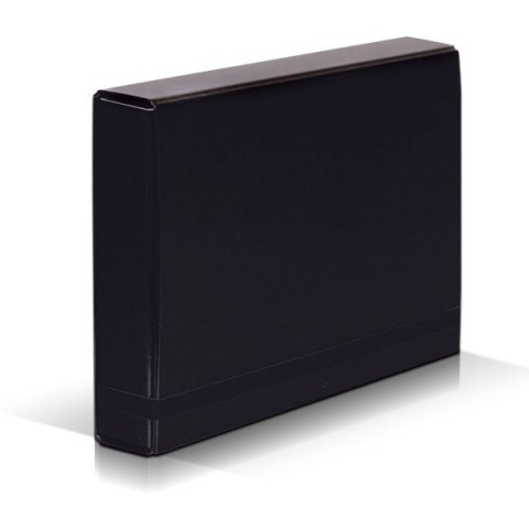 Teczka kartonowa z gumką VauPe Caribic Box A4/50mm czarna