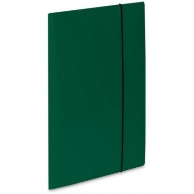 Teczka kartonowa z gumką VauPe Soft A4/450g zielona