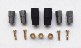 Przewód hamulca hydraulicznego CLARK'S HAYES (Stroker Ryde) z końcówkami przód tył 3000mm czarny (DWZ)