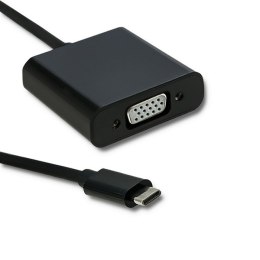 Qoltec Adapter przejściówka USB-C 3.1 | VGA | Full HD 1080P | MHL