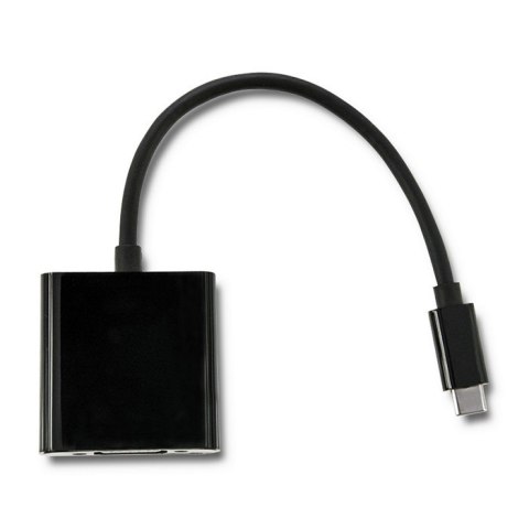 Qoltec Adapter przejściówka USB-C 3.1 | VGA | Full HD 1080P | MHL