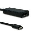 Qoltec Adapter przejściówka USB-C 3.1 | Displayport | 4K | MHL