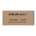 Qoltec Akumulator AGM | 12V | 24Ah | Bezobsługowy | Wydajny | LongLife | do UPS, skutera