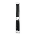 Qoltec Opaski zaciskowe Trytki kablowe | 4.8*500mm | 50szt. | Nylon66 | UV | Czarne