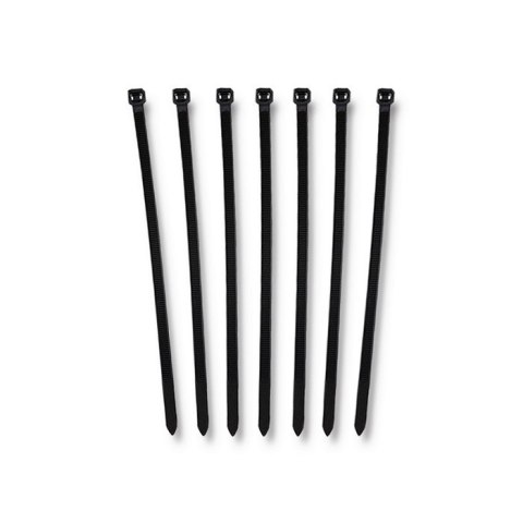 Qoltec Opaski zaciskowe Trytki kablowe | 7.2*200mm | 50 szt. | Nylon66 | UV | Czarne