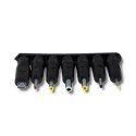Qoltec Uniwersalny zasilacz sieciowy 15W | 5V | 3A | Kompaktowy | MultiPlug | 7 wtyczek