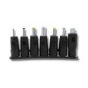 Qoltec Uniwersalny zasilacz sieciowy 15W | 5V | 3A | Kompaktowy | MultiPlug | 7 wtyczek
